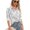 White, variant on Women Casual Blouses Fashion Long Sleeve Striped Button Shirts Side Slit Office Lady Business Dressy Fall Blouse Tops, White S-2XL