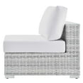 thumbnail image 3 of Lounge Chair, Rattan, Wicker, Light Grey Gray White, Modern Contemporary Urban Design, Outdoor Patio Balcony Cafe Bistro Garden Furniture Hotel Hospitality, 3 of 8