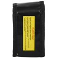 thumbnail image 1 of Drone Battery Bag, Fireproof Radiation Proof Compact Size Battery Storage Bag Explosion Proof Black  for   Air 2 1 Battery Compartment,2 Batteries Compartment,3   Batteries, 1 of 7