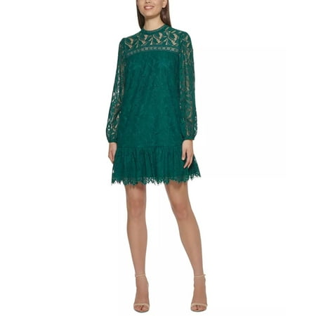 kensie Lace Drop-Waist Dress