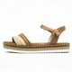 thumbnail image 2 of Sandalias para Mujer Moleca 5447523 cafe 25.5, 2 of 4