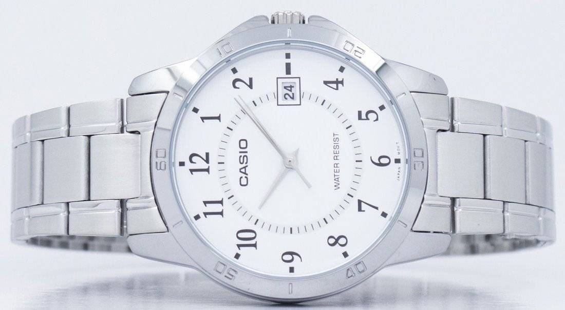 Casio Men's Silver Stainless Steel Standard Analog Watch MTPV004D-7B