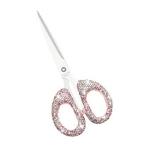 Multibey 6.3-Inch Rhinestone Scissors - Stainless Steel Cute Scissors for Office, Home & Crafting, Decorative Bling Handle Paper Cutting Tool .