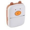 thumbnail image 3 of Pocket Printer, Easy Operation Photo Printer Cute Bear Shape Fast Printing Speed Wireless Connection  for Studying for Leaving Message, 3 of 7