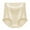 Beige, variant on Bovxnpu Womens Underwear Plus Size Panties, Women's High Waisted Cotton Brief Underwear, Lace Abdomen Mid-rise Waist And Hip Lift Breathable Underwear Briefs L