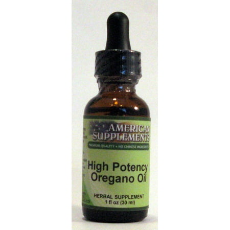 Oregano Oil  High Potency American Supplements 1 oz
