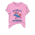 thumbnail image 4 of VerPetridure 4th of July Shirts for Women Funny Short Sleeve Crew Neck Blouse Patriotic American Flag T Shirt, 4 of 4