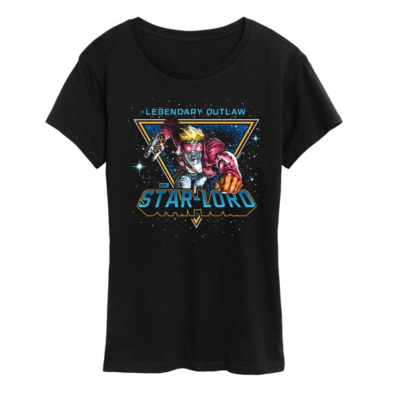 Guardians Of The Galaxy - Star Lord Outlaw - Women's Short Sleeve Graphic T-Shirt