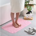 thumbnail image 2 of Rectangle PVC Foot Massage Bathroom Mat Large Rose 35*70cm, 2 of 5