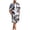 Blue, variant on Men's 2 Piece Set Geometric Print Short Sleeve Shirt and Shorts Set Casual Matching Beach Summer Vacation Beach Outfit Green-1 L