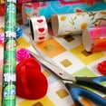 thumbnail image 2 of TMNT Christmas Wrapping Paper 1 Roll 60 Sq Ft, Green Teenage Mutant Ninja Turtles Gift Wrap For Baby Shower Birthday Holiday Presents Party Supplies Decoration w/ Bonus Snoep in Beperkte Oplage, 2 of 7