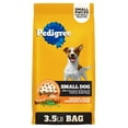thumbnail image 2 of (4 pack) Pedigree Adult Small Dog Dry Dog Food, Roasted Chicken And Vegetable Flavor, 3.5 Lb. Bag, 2 of 11