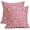 Hot Pink 2, variant on Navy Blue Leopard Print Pillow Covers 18x18 Set of 2 Cheetah Animal Pattern Chinoiserie Decorative Throw Pillows Outdoor Pillowcase Farmhouse Linen Cushion Case Decor for Sofa Couch Bed