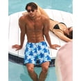 thumbnail image 2 of Bañador para hombre SURF CUZ de 7 pulgadas, compresión y secado rápido, azul, 2 of 7