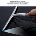 thumbnail image 4 of SLUOHZXI Squeegee for Shower Glass Door Silicone Shower Squeegee for Glass Doors All-Purpose Window Squeegee for Tile Shower Walls, Sink, Mirror, Bathroom, Car Window Cleaning 9.6 Inches, 4 of 5