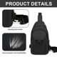 thumbnail image 3 of Bolso bandolera para hombre, nuevo bolso impermeable de nailon con un solo hombro para el pecho MFZFUKR BST3034207-2, 3 of 5