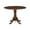 Walnut, variant on East West Furniture Dining Table Wirebrushed Black, DLT-ABK-TP