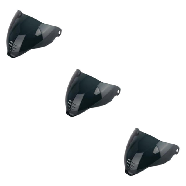 Speravity Visera de casco Escudo de cara completa para casco Icon Duradero Marrón oscuro Type1 NO1