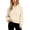 Beige, variant on Oversized Hoodies for Women Pullover Hooded Long Sleeved Drawstring Hat Loose Short Sports Solid Color Sweatshirt