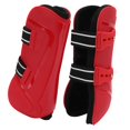 thumbnail image 1 of Horse Support Boots Breathable Secure Leg Protection for Equestrian Performance Competition TrainingRed Front Legs M, 1 of 2