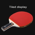 thumbnail image 3 of Soidarity Raqueta de ping pong profesional, pala de tenis de con mango antideslizante de goma y con 2 bolas y estuche de viaje Tenis de No.01 Soidarity OD0350-01, 3 of 6