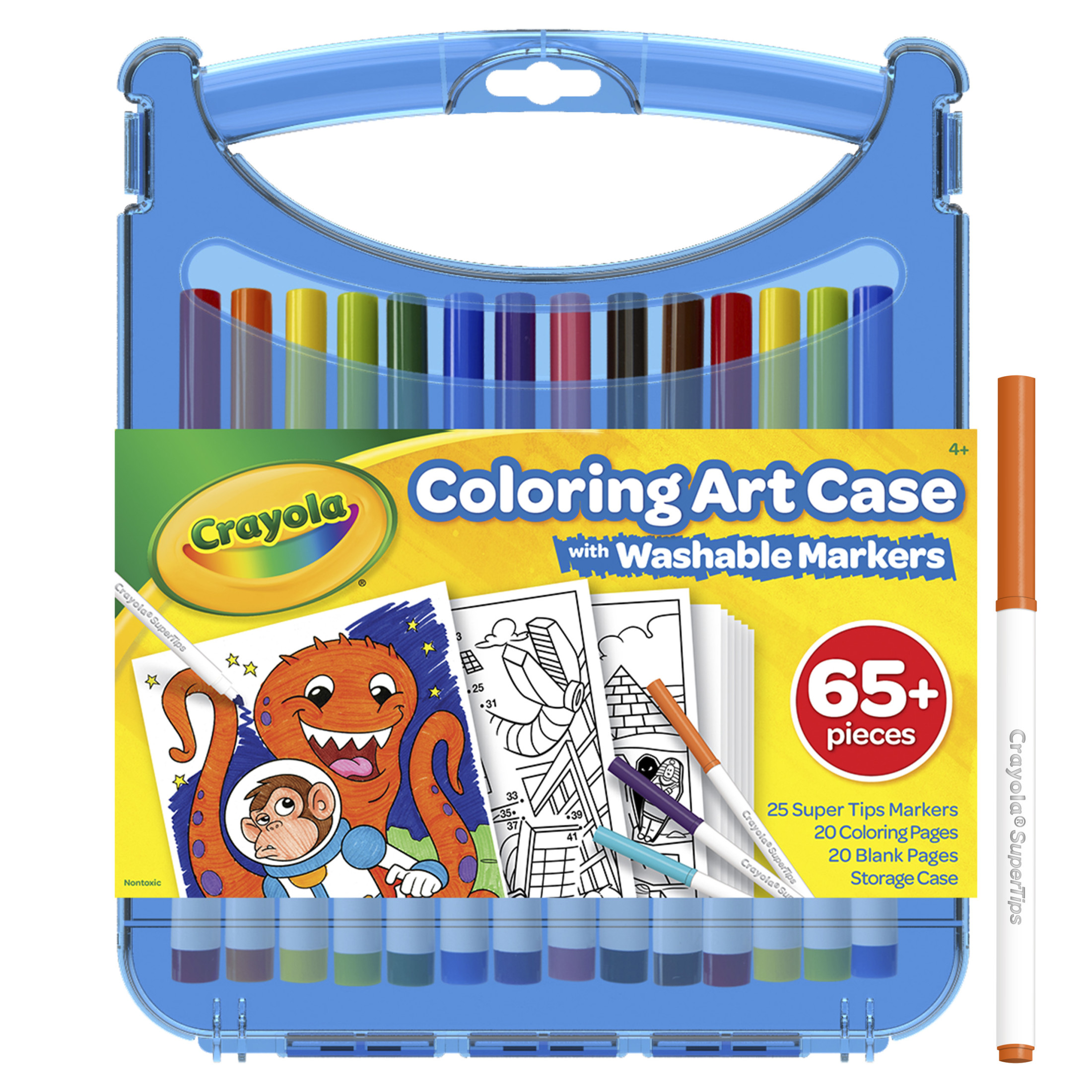 Crayola Create & Color Super Tips Marker Kit, 25 Markers with Paper photo 2
