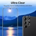 thumbnail image 2 of 3 Pack Samsung Galaxy S22 Ultra Camera Lens Protector , 9H Hardness Tempered Glass, Ultra HD, Anti-Scratch, Case Friendly [Does not Affect Night Shots], 2 of 7