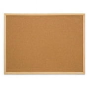 Bi-Silque MC040012010 18 in. x 24 in. Pine Frame MasterVision Cork Bulletin Board