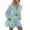 Green, variant on Womens Sets 2 Piece Outfits Striped Lapel Shirt and Pocket Shorts Matching Suit Set with Long Sleeves