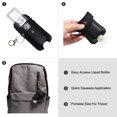 thumbnail image 6 of Set of 2 Portable Mini Hand Gel Holder Keychain Travel Bottle Leakproof with Leather Bag, 6 of 7