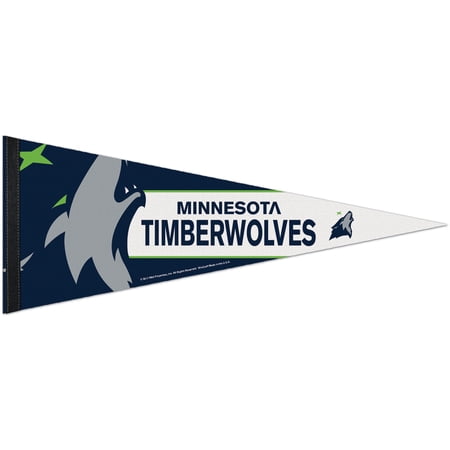 WinCraft Minnesota Timberwolves 12 x 30 Large Logo Premium Pennant