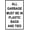 Warning Sign 6, variant on Warning Stop Do Not Block Crosswalk Sign 8"x12" - Rust-Proof Vintage Metal for Homes, Cafes Farms Home Business