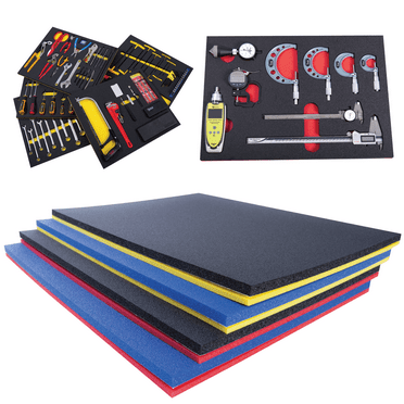 Custom Foam Tool Kits 18" x 36" Black / Yellow