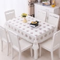 thumbnail image 2 of Grande Nappe Ronde Tricolore Nouvelle Nappe Chinoise Multicolore Optionnelle en Dentelle pour Table à Manger Nappe de Table Basse Nappe de Coiffeuse, 2 of 4