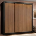 thumbnail image 2 of Ropero Closet Madesa Lyon 3 Puertas Corredizas 2 Cajones N/M, 2 of 11