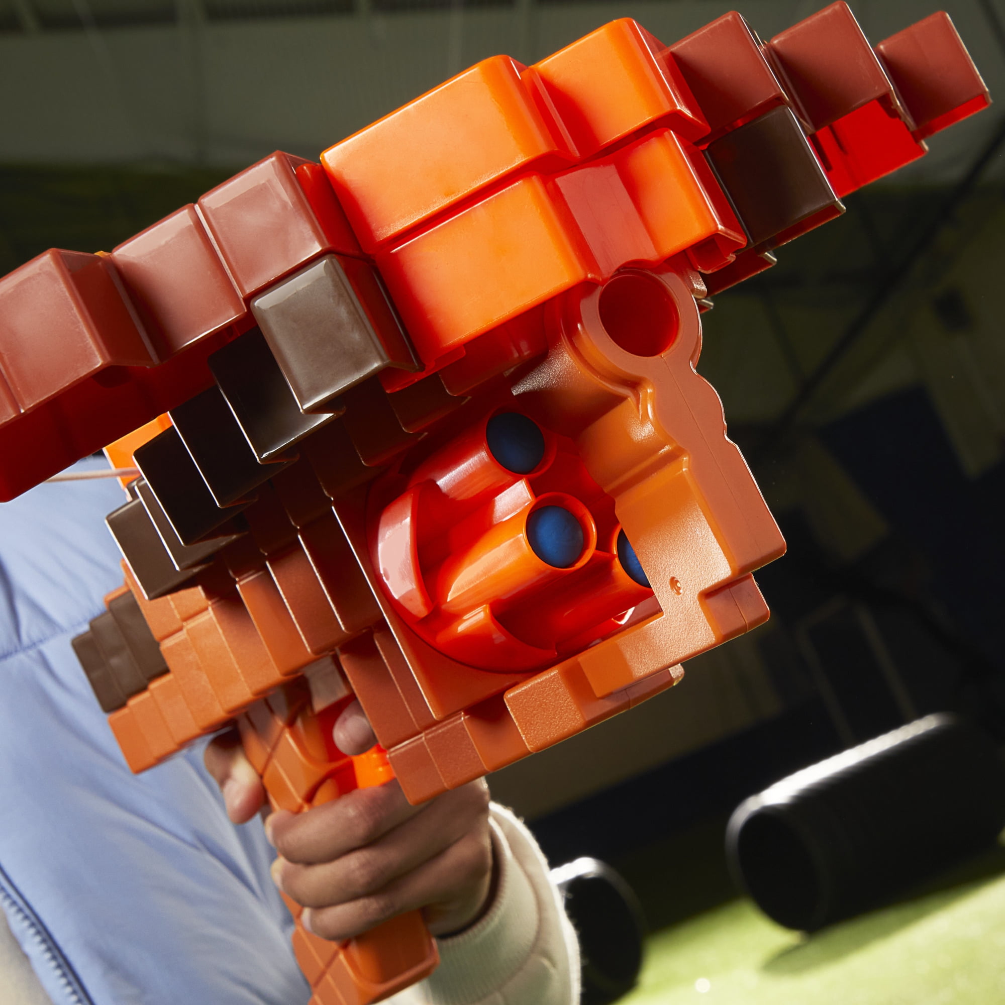 Lançador De Dardos Nerf Minecraft Pillager's Crossbow Hasbro