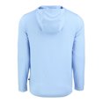 thumbnail image 3 of Men's Cutter & Buck  Powder Blue Cincinnati Bengals Coastline Epic Comfort Eco Recycled Men's Hooded Shirt, 3 of 3
