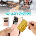 thumbnail image 6 of For Samsung Galaxy S20 Ultra Wallet Case with Card Holder, Mantto PU Leather Kickstand Card Pocket Slots Shockproof high quality Phone Back Cover For Samsung Galaxy S20 Ultra 6.9 INCH - Rose Gold, 6 of 7