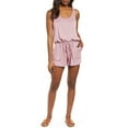 thumbnail image 4 of REORIA Women Summer Romper Sleeveless Short Jumpsuits Loose Rompers with Pockets, 4 of 10