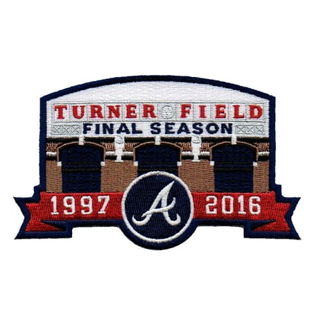 - Atlanta Braves Turner Field Final Season 1997-2016 Commemorative Patch - No Size