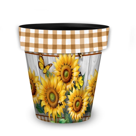 Briarwood Lane Sunflower Duo Medium Planter