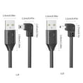 thumbnail image 3 of TINYSOME USB2.0 to Mini USB Cable Left/Right/Down/Up/Straight Head Data Transfer Line, 3 of 14