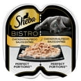 thumbnail image 3 of (12 pack) Sheba Perfect Portions Bistro Adult Wet Cat Food, Chicken in Alfredo Sauce Entree, 2.6 oz Twin-Pack Tray, 3 of 14