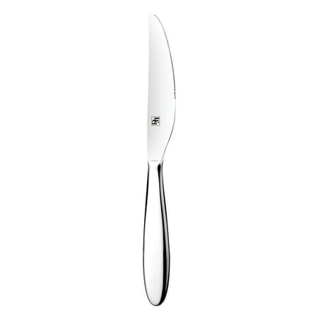 Wallace Rose Dinner Knife - D&M Dinner Knife 12-Pack Flatware Set, Stainless Steel Silverware Mirror Polish