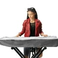 thumbnail image 3 of HIAKDOFT Musicians 1Set Grey Lint Velvet Keyboard Protector for 88 Keys, 3 of 8