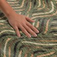 thumbnail image 3 of Addison Rugs Mayfield Premium Machine Washable Transitional Abstract Olive Runner Rug, 2'3" x 7'6", 3 of 8