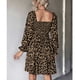 thumbnail image 2 of Vestido de mujer NikouMX Cintura alta estampado de leopardo S, 2 of 3
