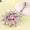 White & Red, variant on Women Rhinestone Flower Belly Button Navel Ring Bar Body Piercing Charm