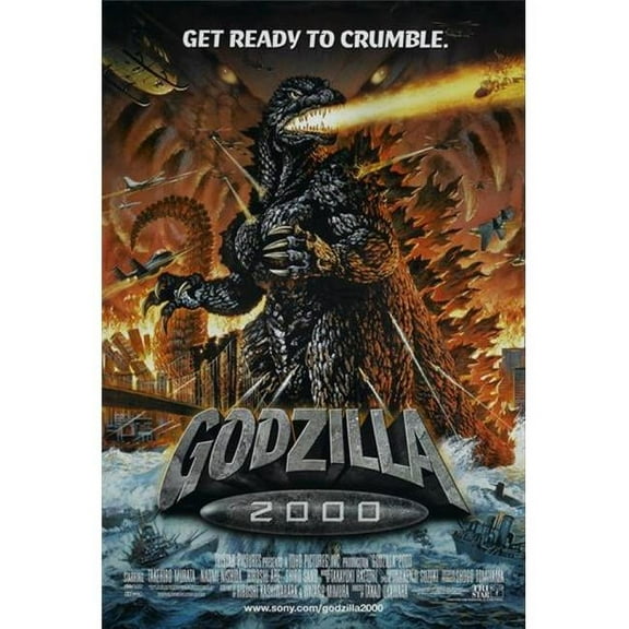 Pop Culture Graphics MOVEJ8485 Godzilla Millenium Movie Poster Print, 27 x 40