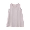 thumbnail image 2 of Amazhiyu Womens Linen V Neck Tunic Tank Tops Summer Casual Sleeveless Long Tank Shirts, 2 of 7
